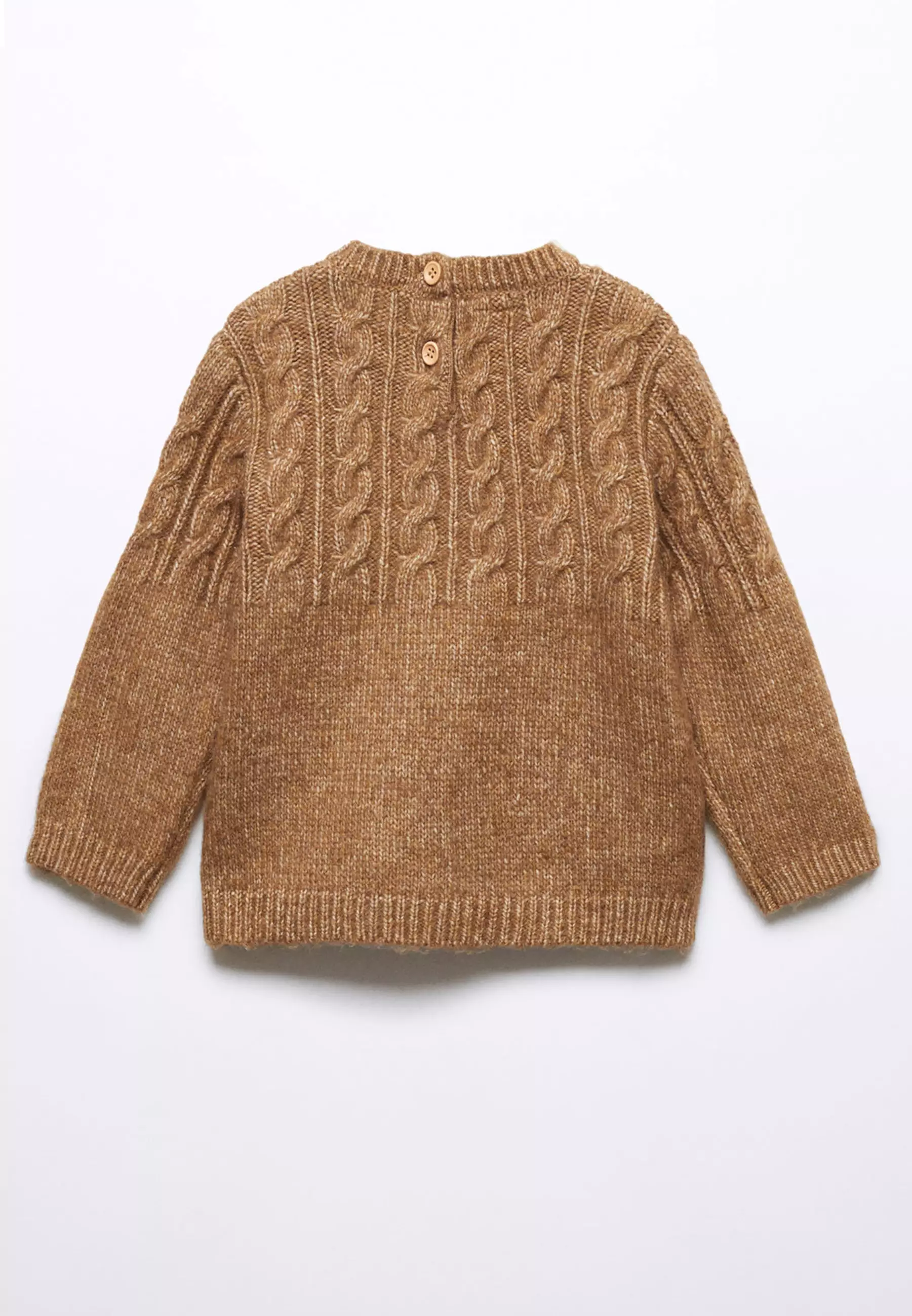 Mango knitted braided sweater new arrivals