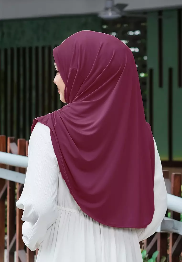 HIJAB INSTAN FATHIA - BURGUNDY