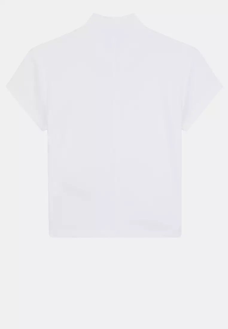 Monologo Patch Rib Zip Top - Calvin Klein Jeans