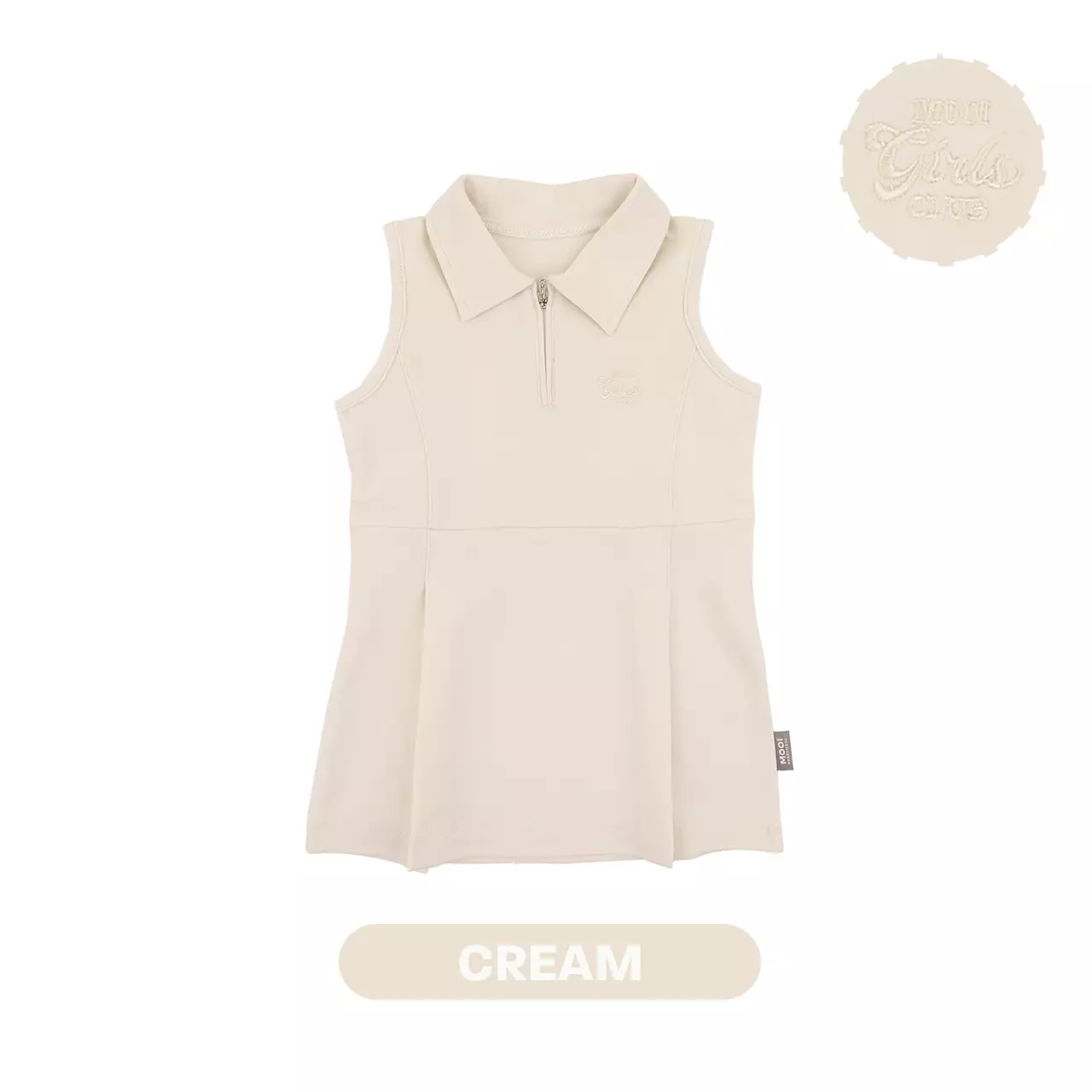 Mooi Dress Anak Perempuan Cherly Dress - Cream