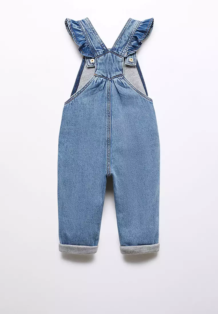 Buy MANGO BABY Long Denim Dungarees 2023 Online ZALORA Philippines