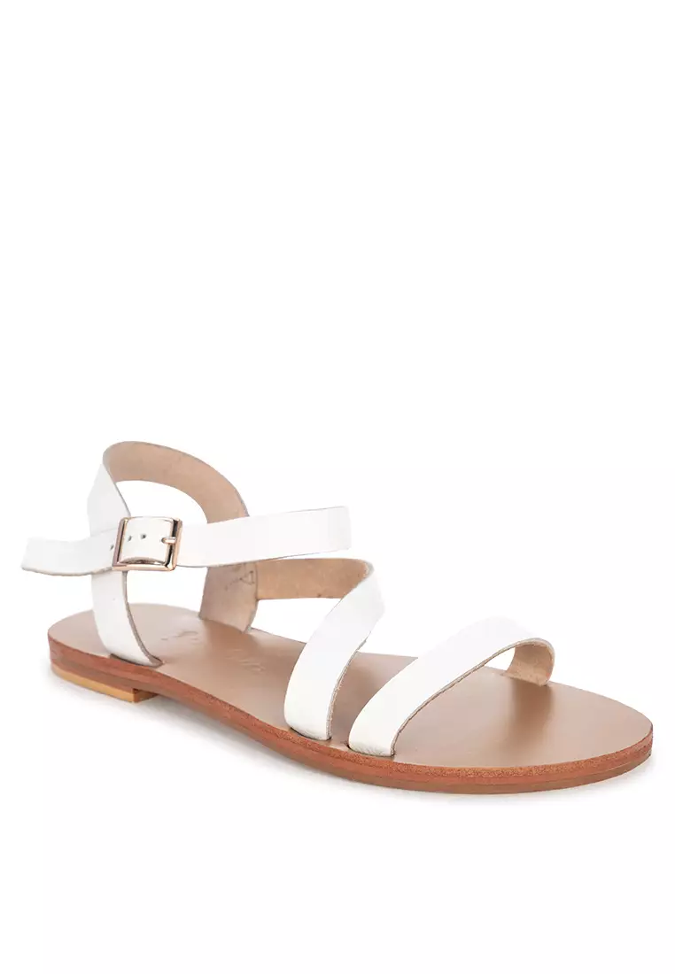 Buy CARMELLETES Leather Flat Sandals 2025 Online ZALORA Philippines