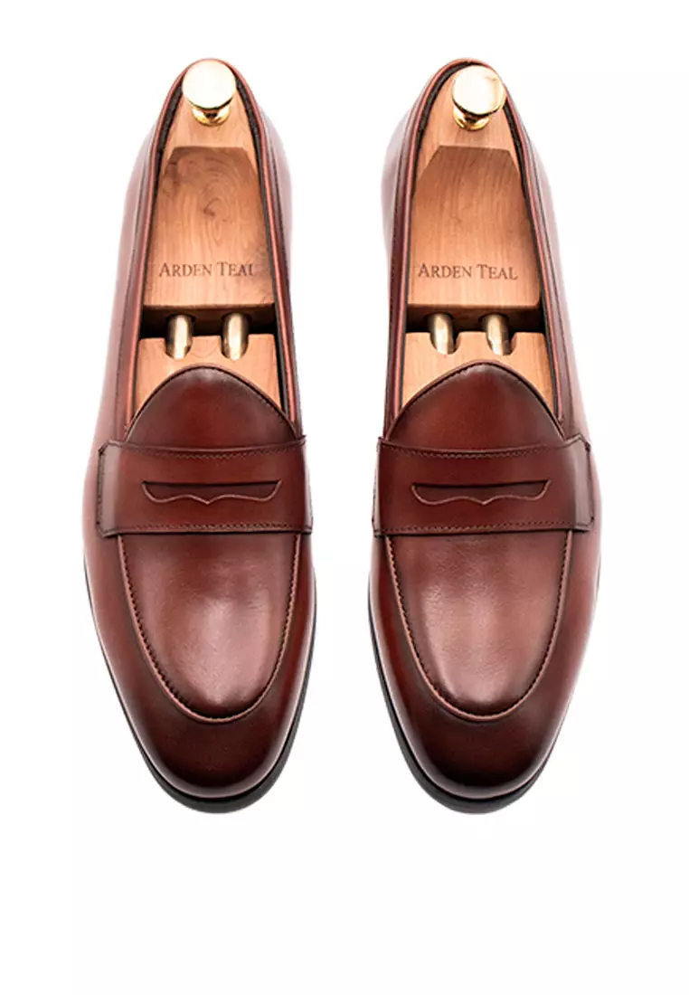 Emperado Auburn Blake Stitch Belgian Loafer