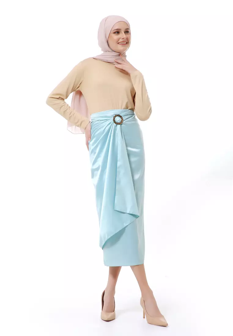 Cornelia Rok Lilit Polos Velvet Satin The Latest Today High Quality Premium - Wardah