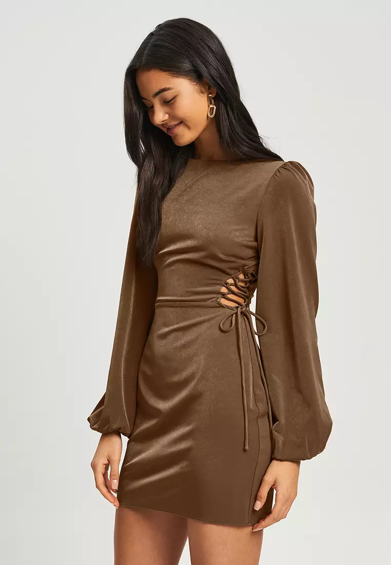 Kade lace jersey maxi sales dress