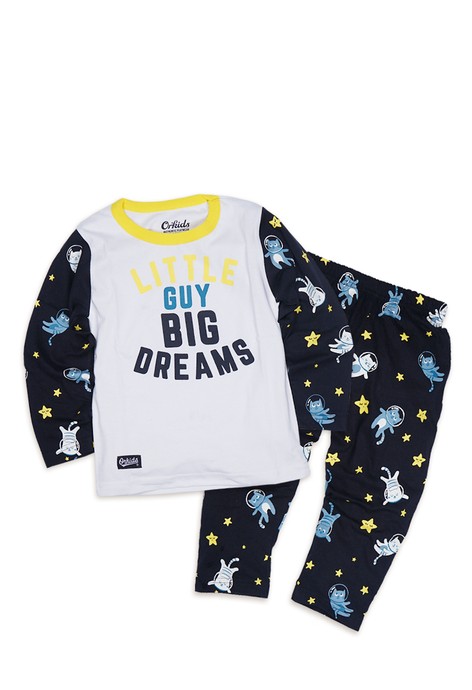 Case IH Blue Long Sleeve "Little Guy Big Dreams" Toddler PJ Set 