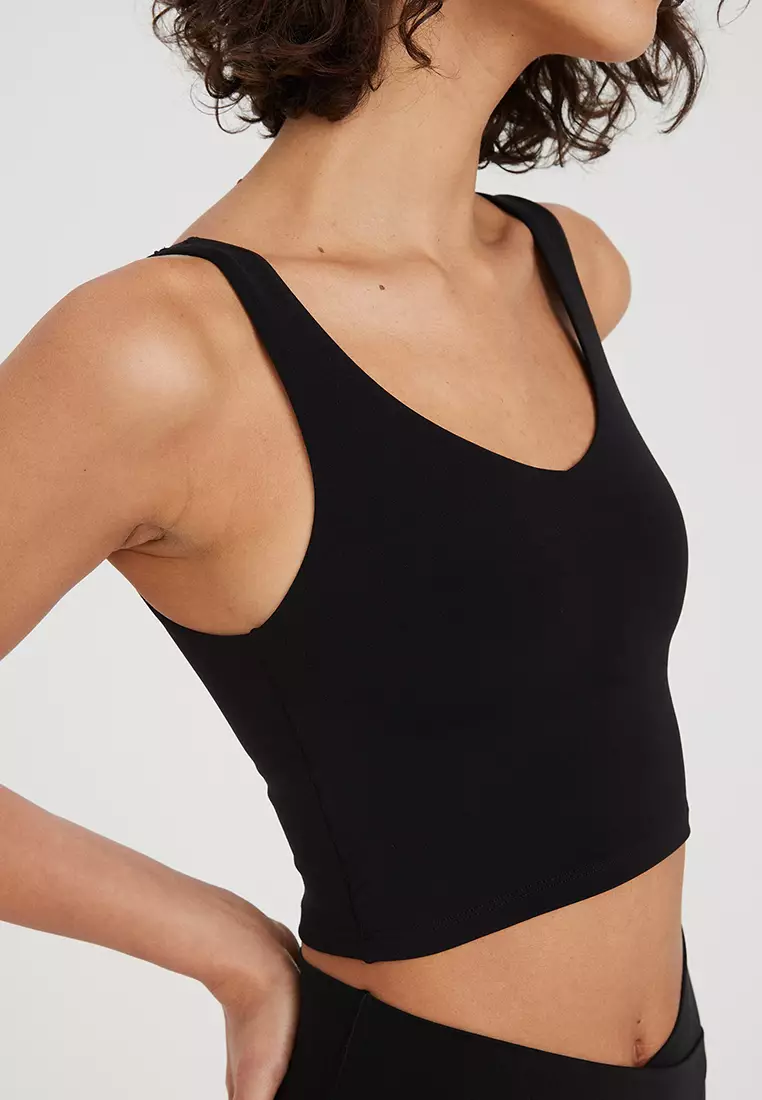 Real Me Low Key Longline Sports Bra