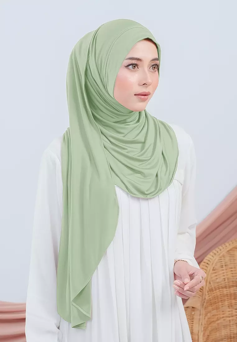 HIJAB INSTAN FAYZA - SOFT GREEN