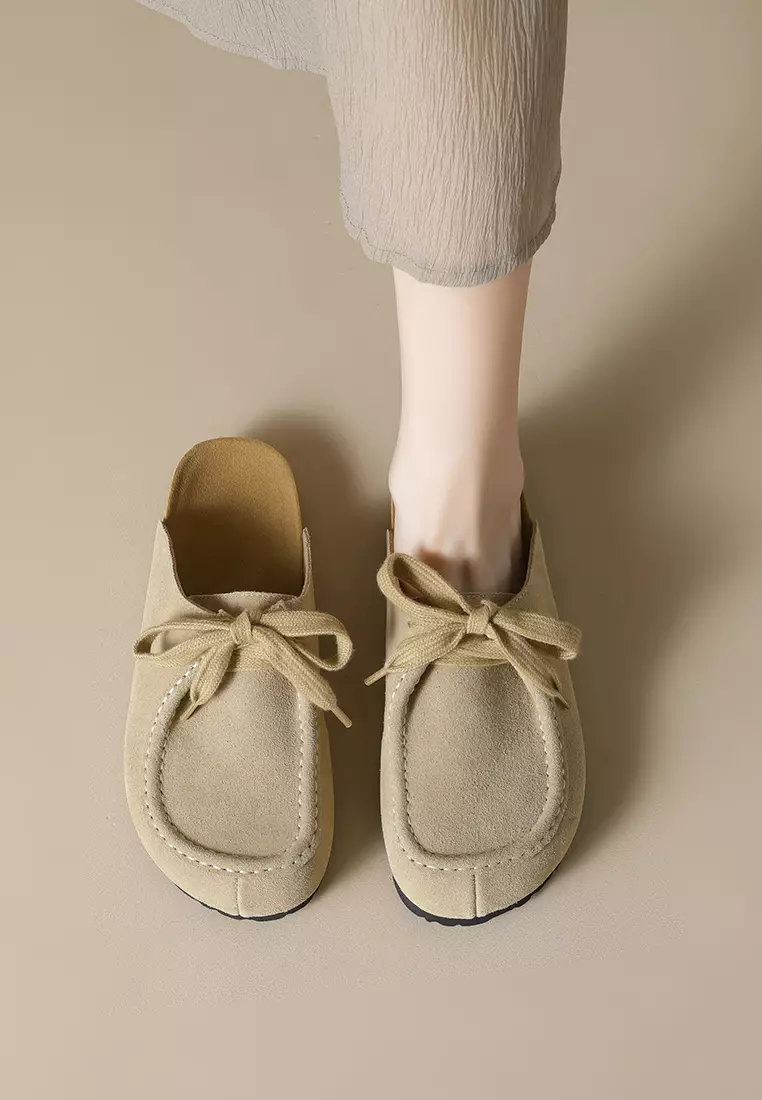 繫帶絨面勃肯鞋 WW959-23