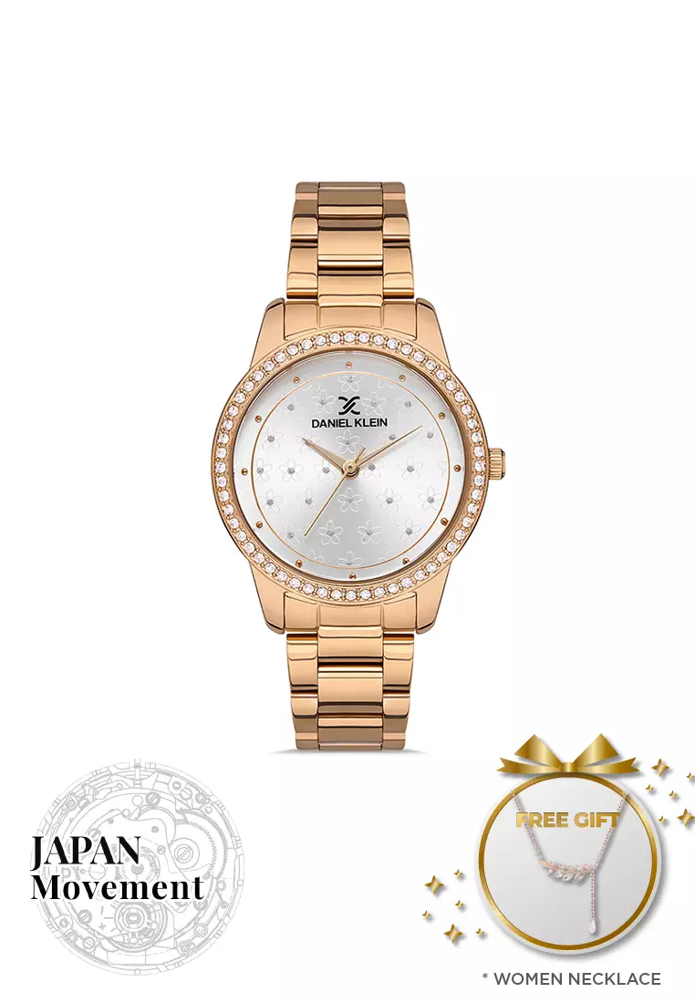 Daniel klein discount rose gold watch