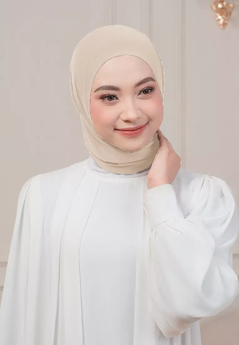HIJAB INSTAN QIARA - SOFT CHOCO
