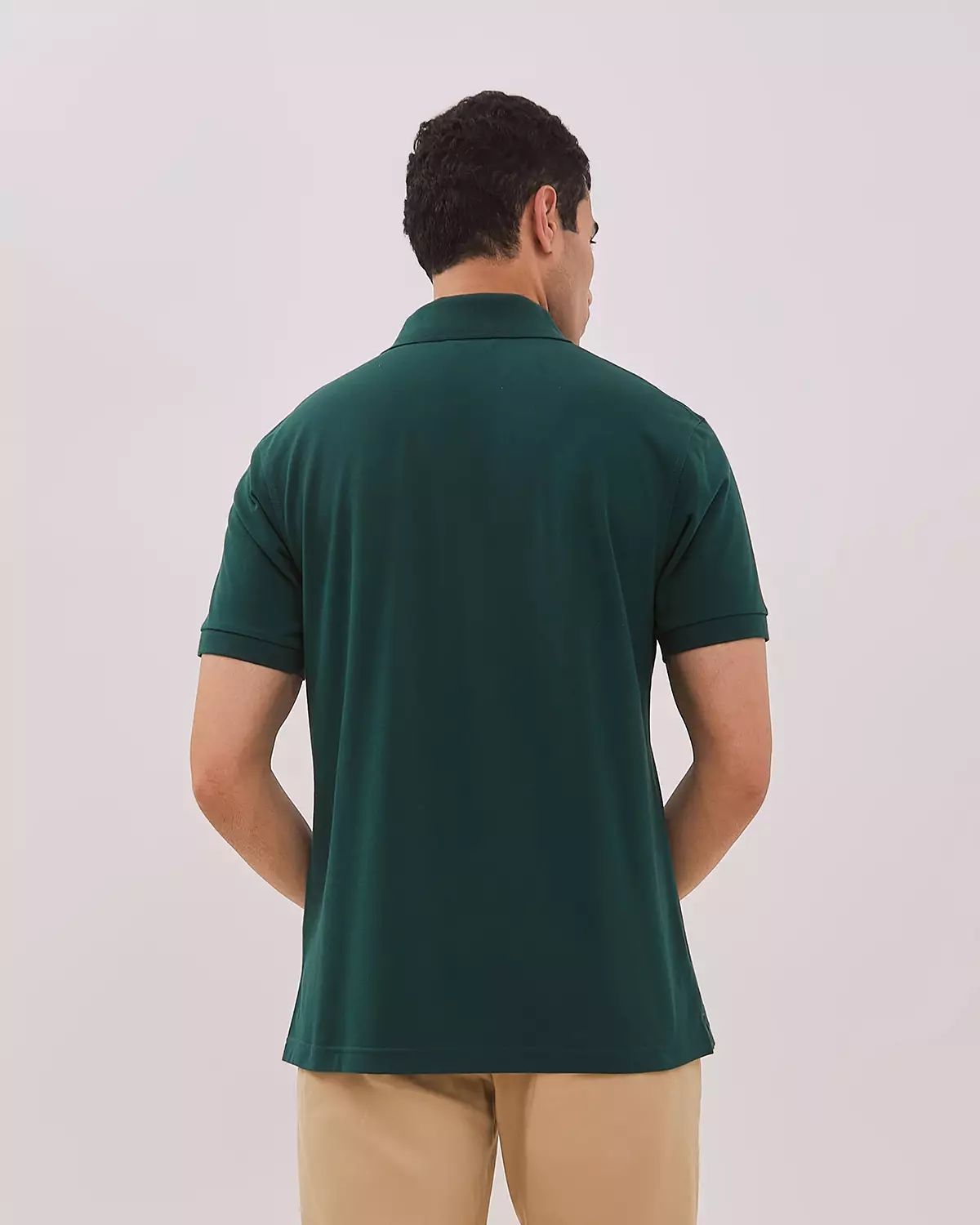 MEN'S BASIC GREEN POLOSHIRT