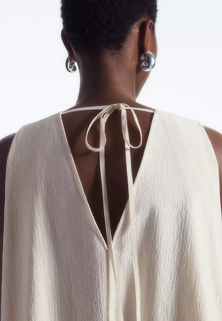 A-Line Sleeveless Mini Dress