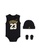 Jordan black Jordan Unisex Newborn's Jordan 23 Bodysuit, Hat & Bootie Set (0 - 6 Months) - Black / Gold 779B5KA1B2EB01GS_1