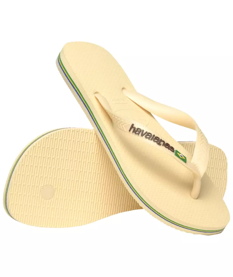 Havaianas 9256 Brasil Logo Buttercream - Sandal Pria