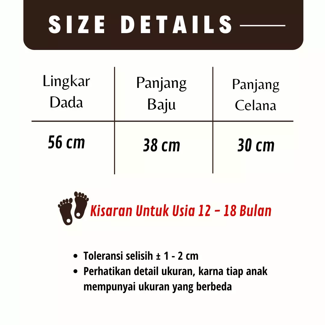 Wakakids Baju Bayi Anak Laki Laki Usia 12 Bulan Hingga 18 Bulan Setelan Celana Kaos Motif Little Sheep 1928 Orange