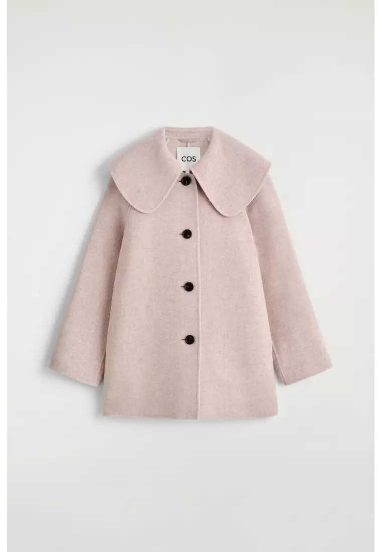 COLLARED DOUBLE-FACED WOOL JACKET