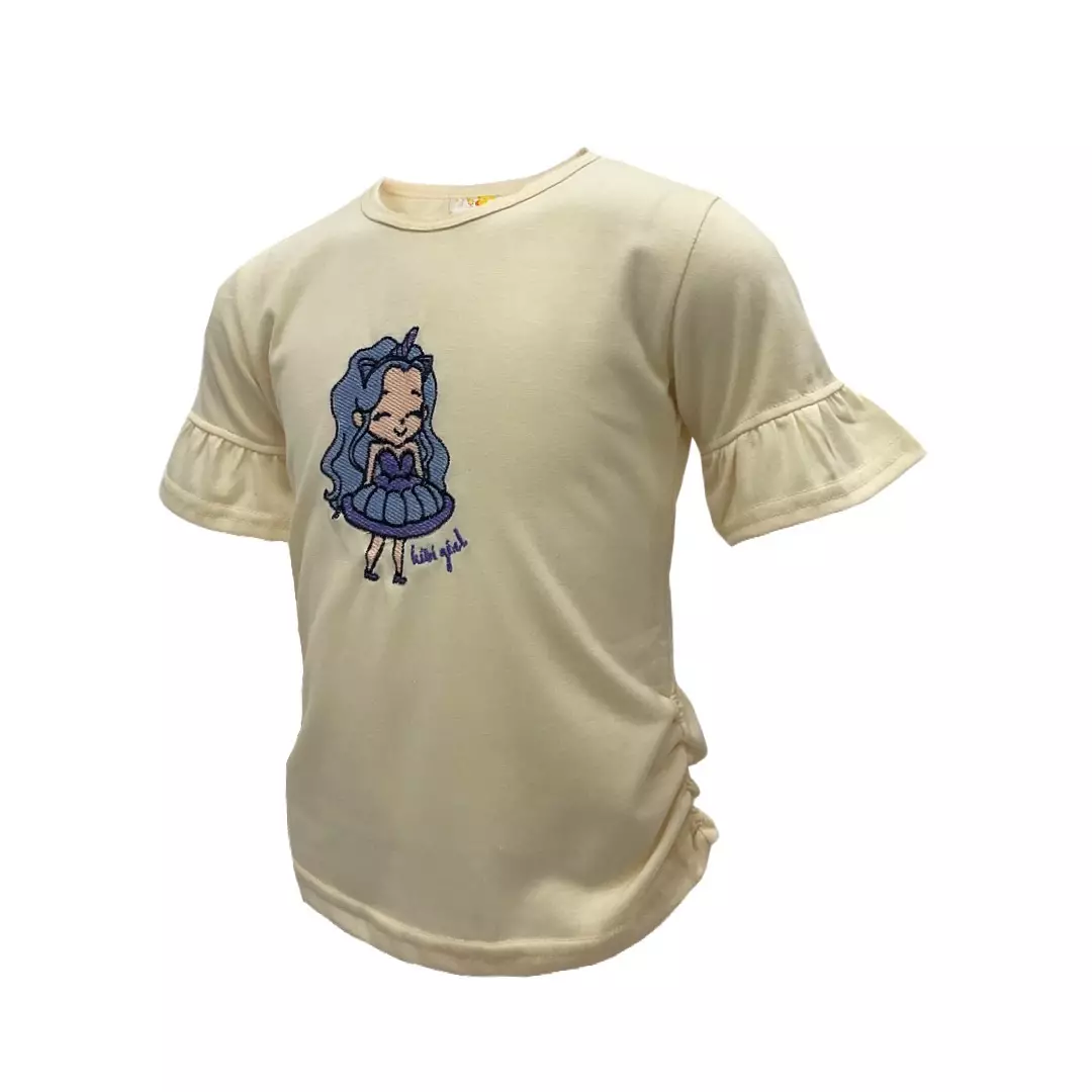 Kibi Kaos Anak Perempuan Bordir Character 10609418