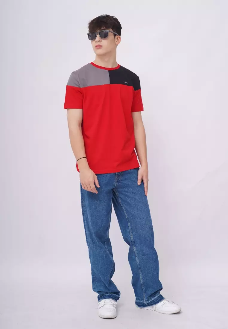 Ryusei Kaos Pria Katsugawa CMB Red