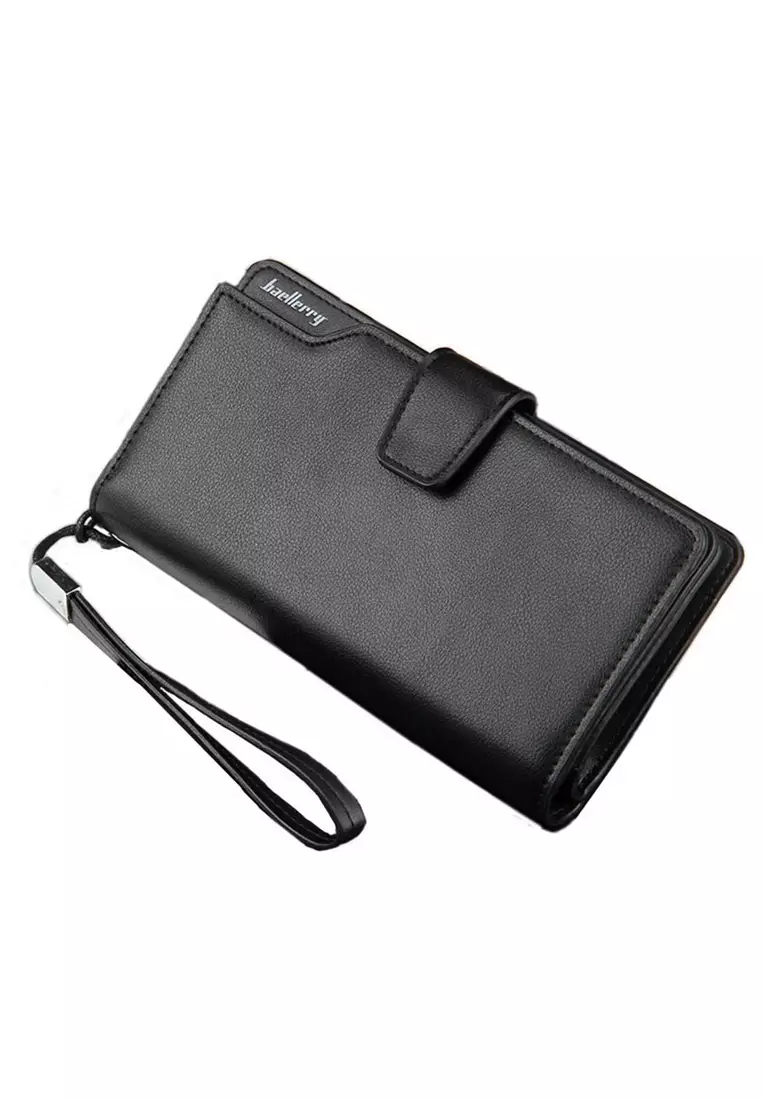 Dompet Fashion Pria Model Panjang Many Slot Elegant Design Material PU Leather ORIGINAL