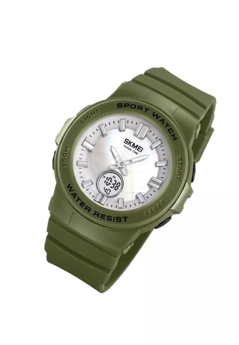 Jam Tangan Sports Analog Digital Unisex LED Light Material TPU MC25 Waterproof ORIGINAL