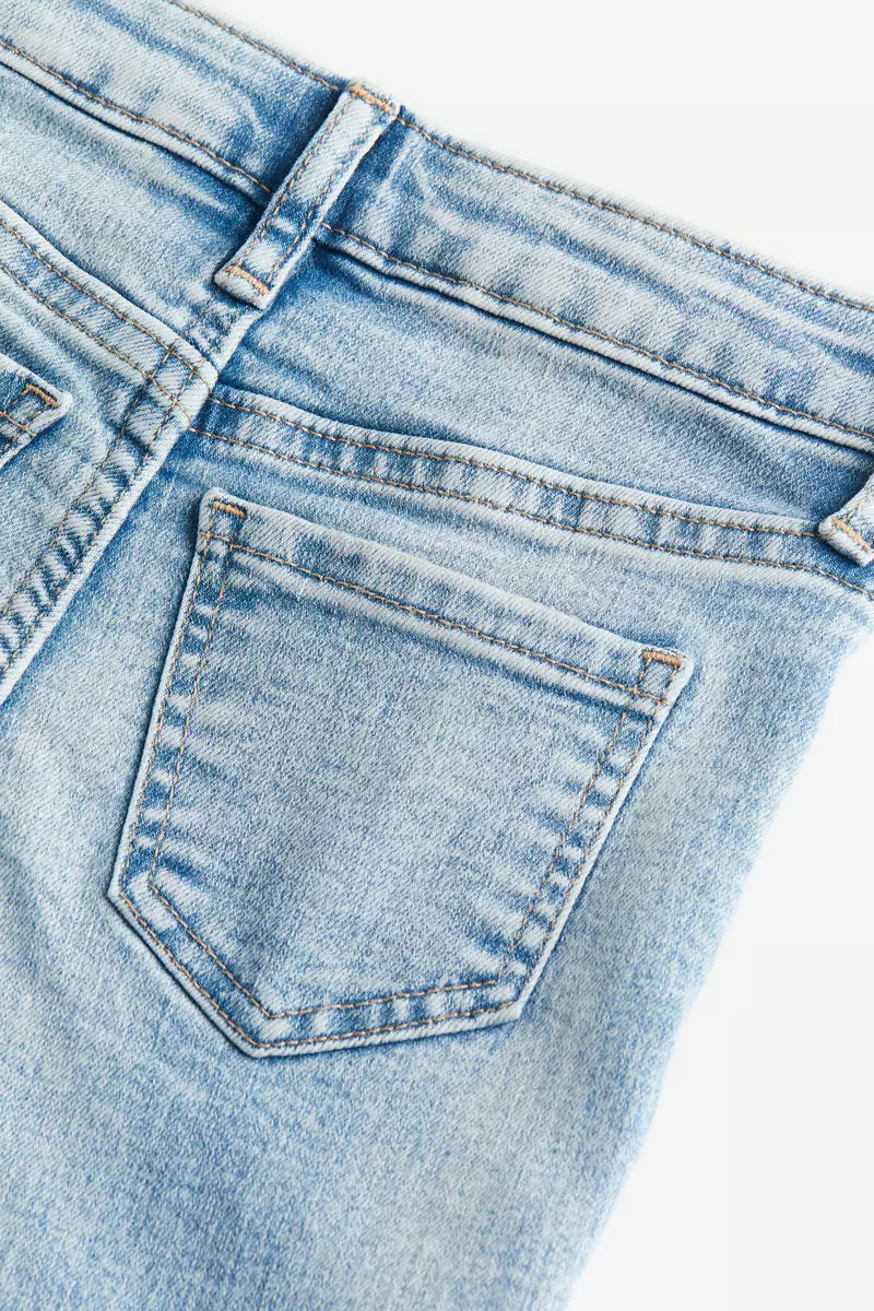 Superstretch Wide Leg Jeans - Denim blue - Kids