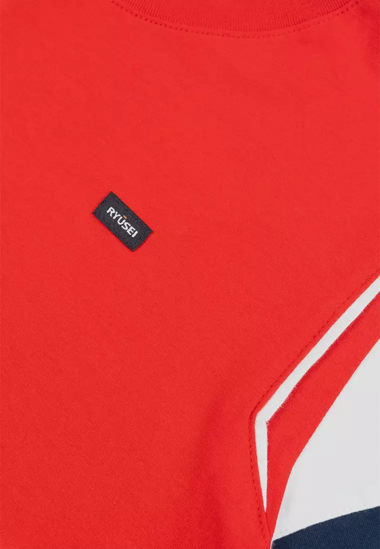 Ryusei Kaos Pria Katsuo CMB Red