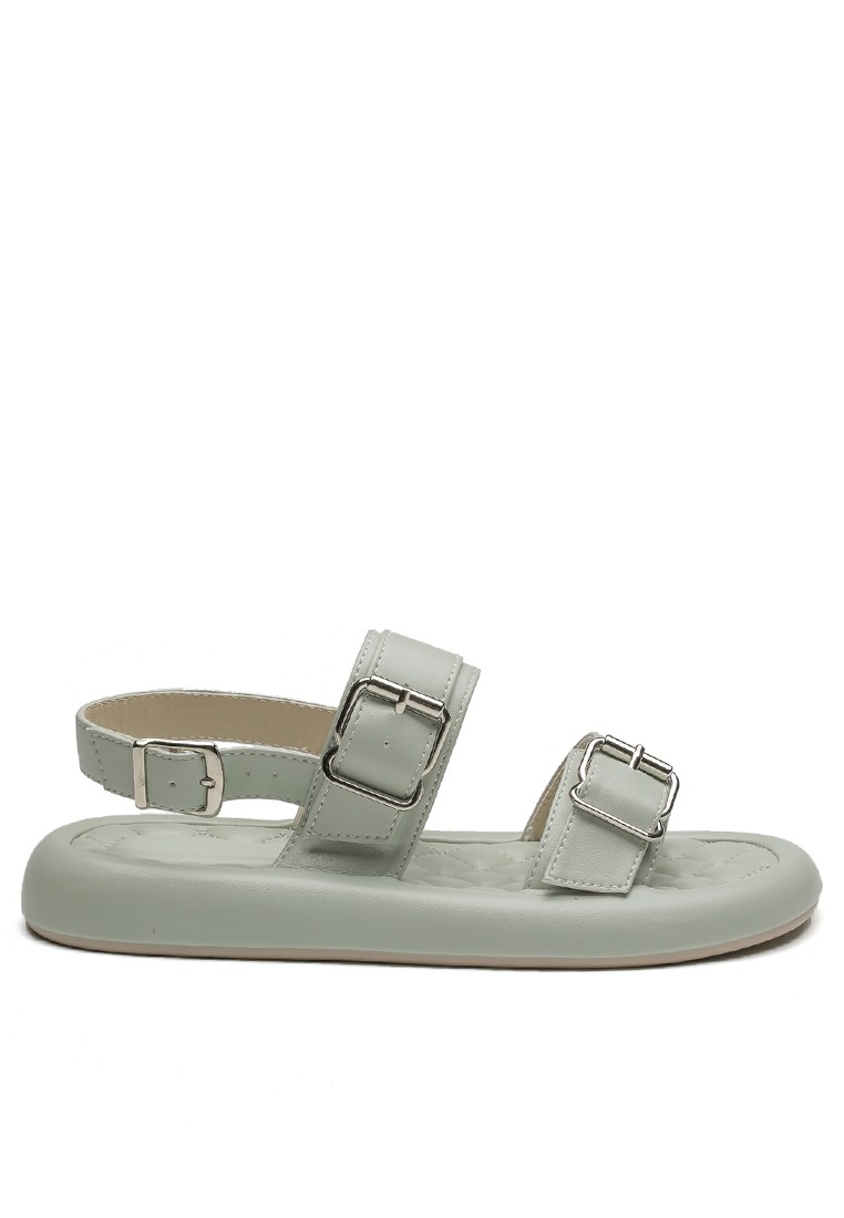 Pin Buckle Straps Flat Sandals PS0861-3