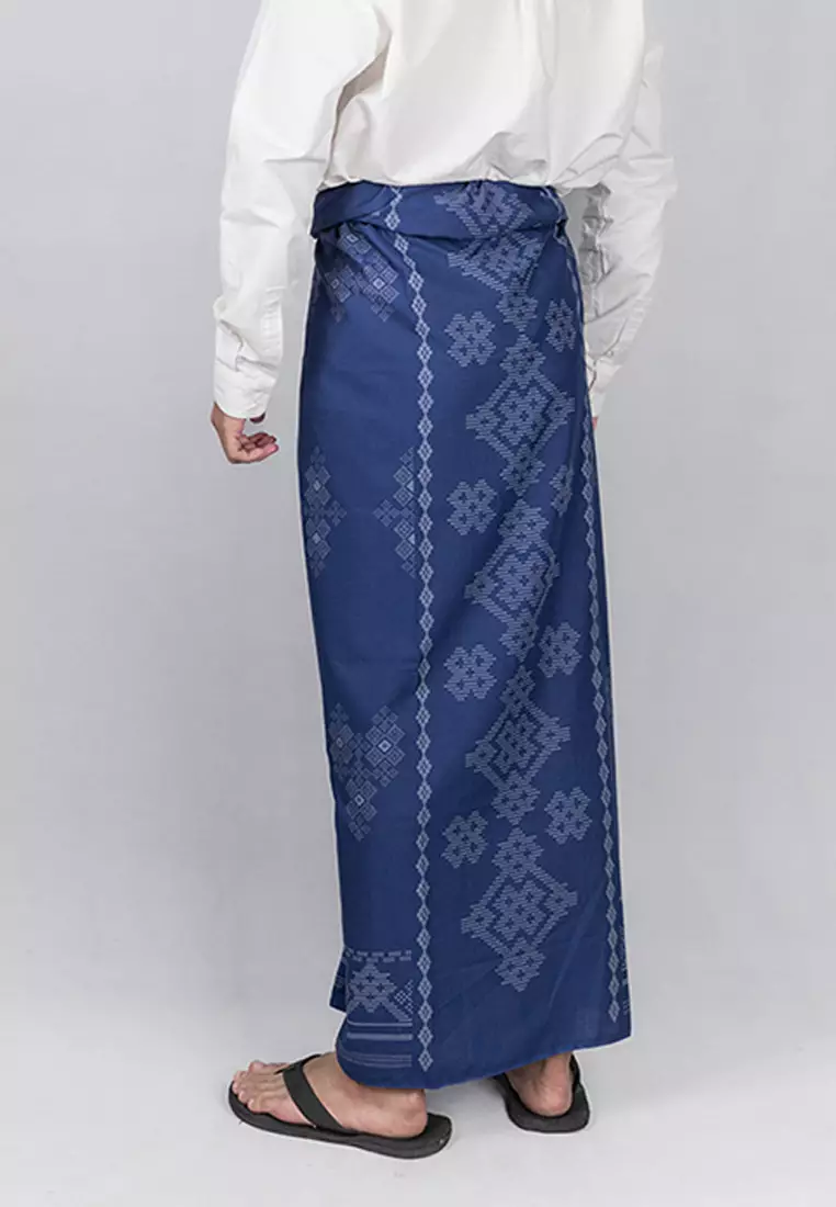 My Aksa Batik Sarung Nabil Blue