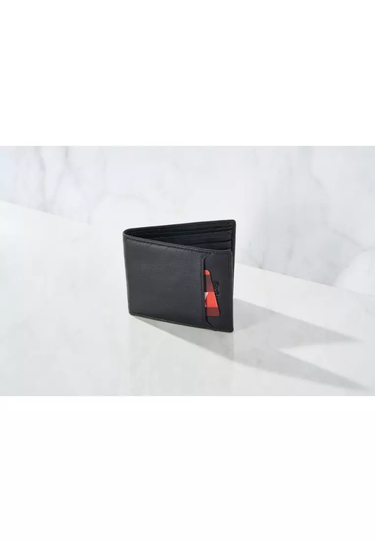 Euro Polo Men Gift Box 3-in-1 Set Top Grain Cow Leather Wallet & Men Belt & Cardholder EP SET