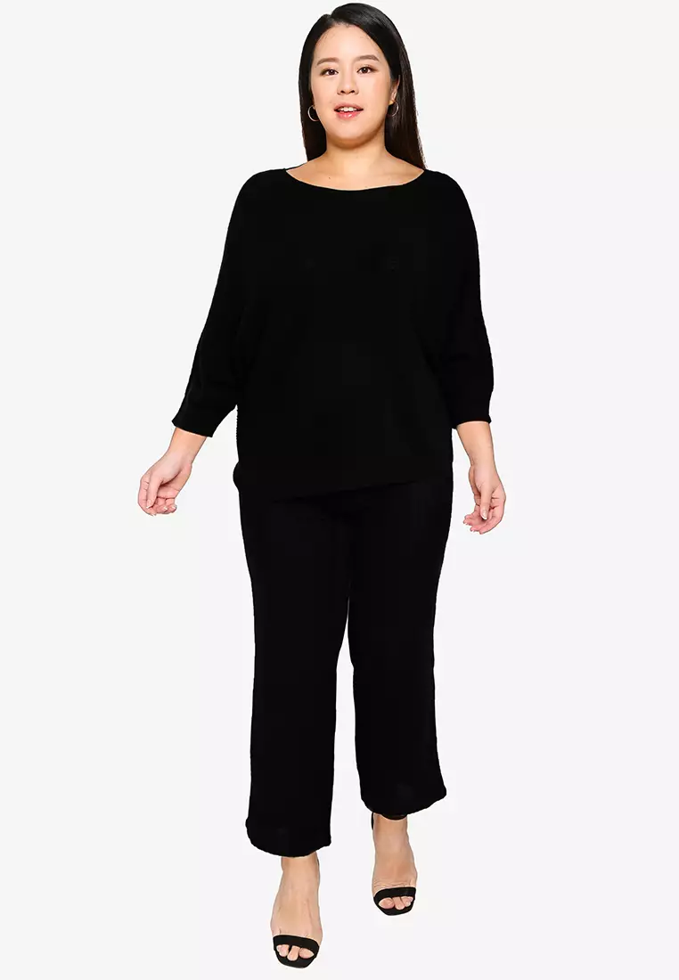 Buy Vero Moda Plus Size Boat Neck Blouse Online ZALORA Malaysia