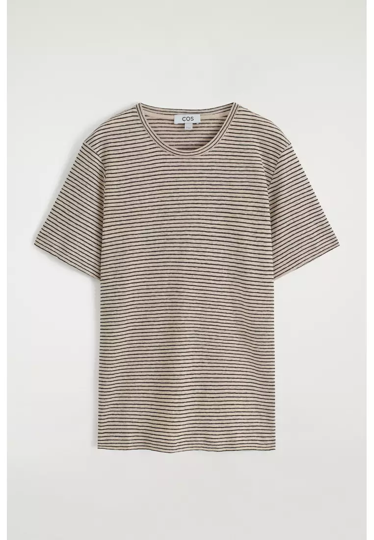 CREW-NECK LINEN T-SHIRT