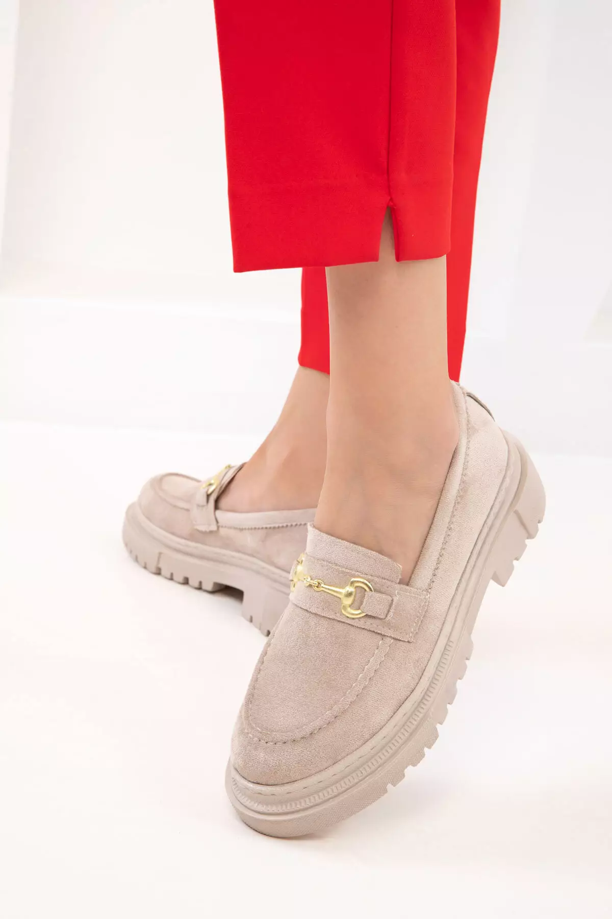 Ten Suet Women'S Loafer Shoes 17542