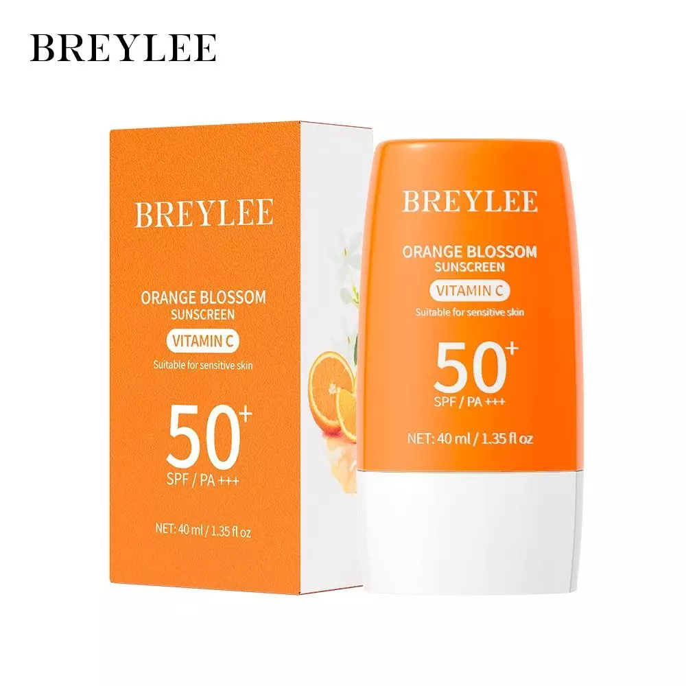 BREYLEE Orange Blossom Sunscreen - Krim Pelindung Wajah (40ml)
