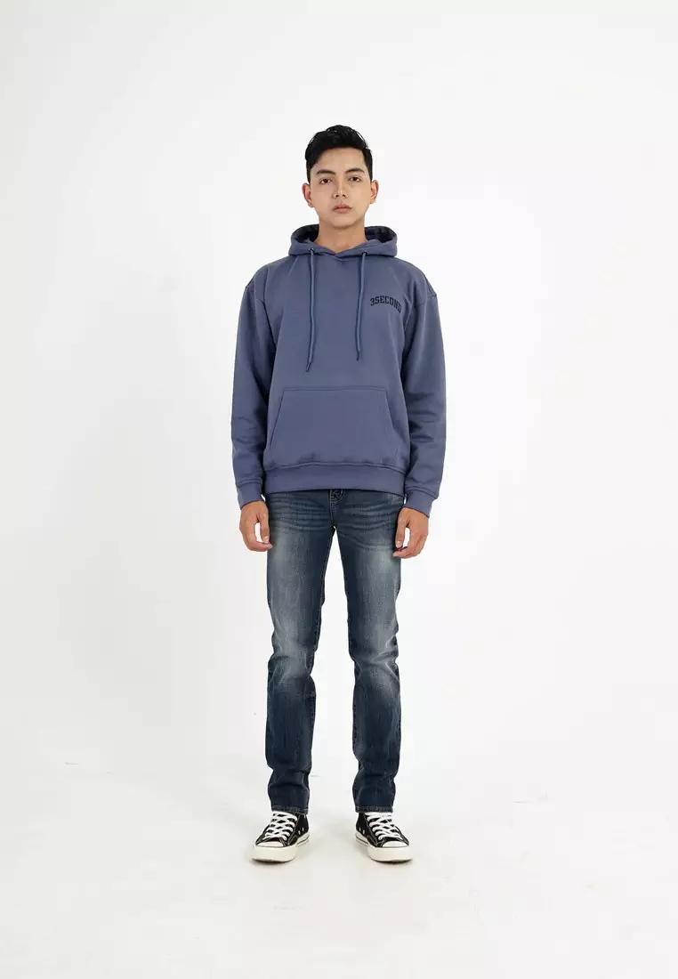 3Second Men's Jacket Hoodie Cotton Polyester Houdi OL-C130924