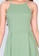 ZALORA BASICS green Scallop Detail Pleated Dress B334EAA079D6A7GS_3
