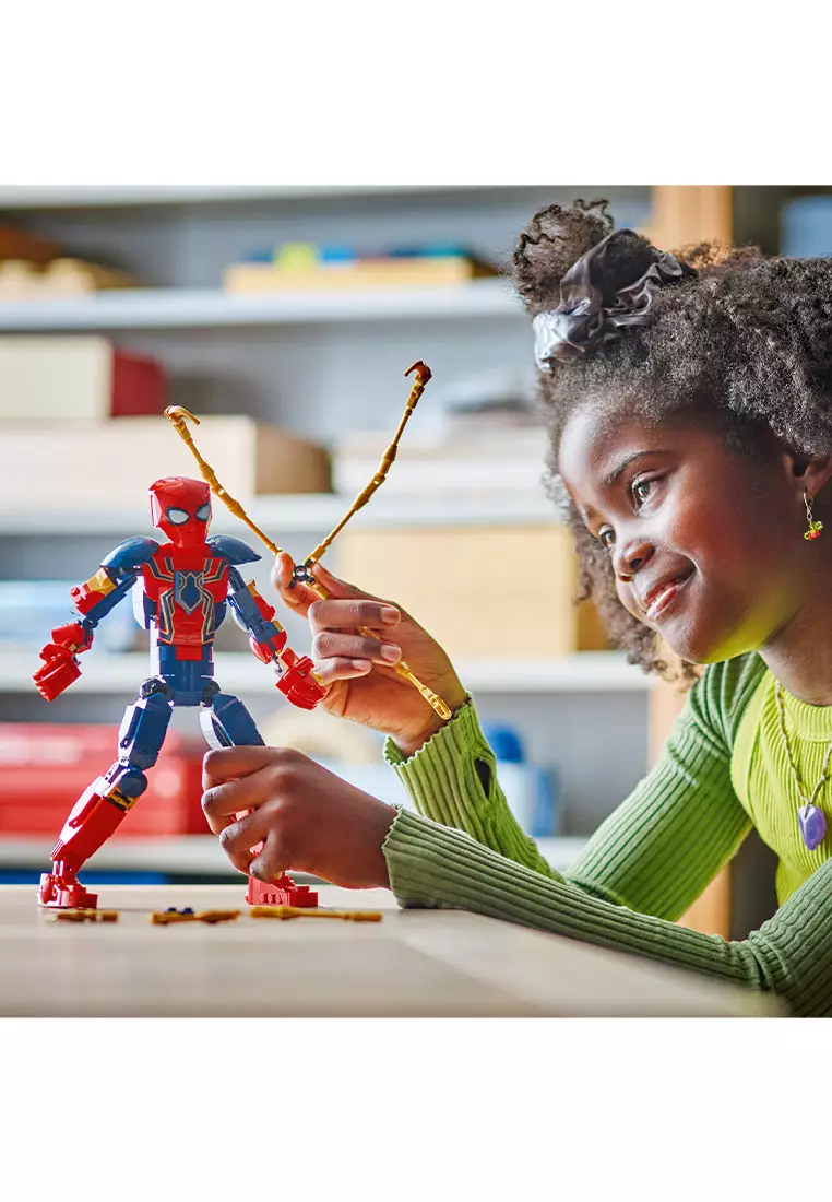 Super Heroes 76298 Iron Spider-Man Construction Figure, Age 8+, Building Blocks, 2024 (303pcs)