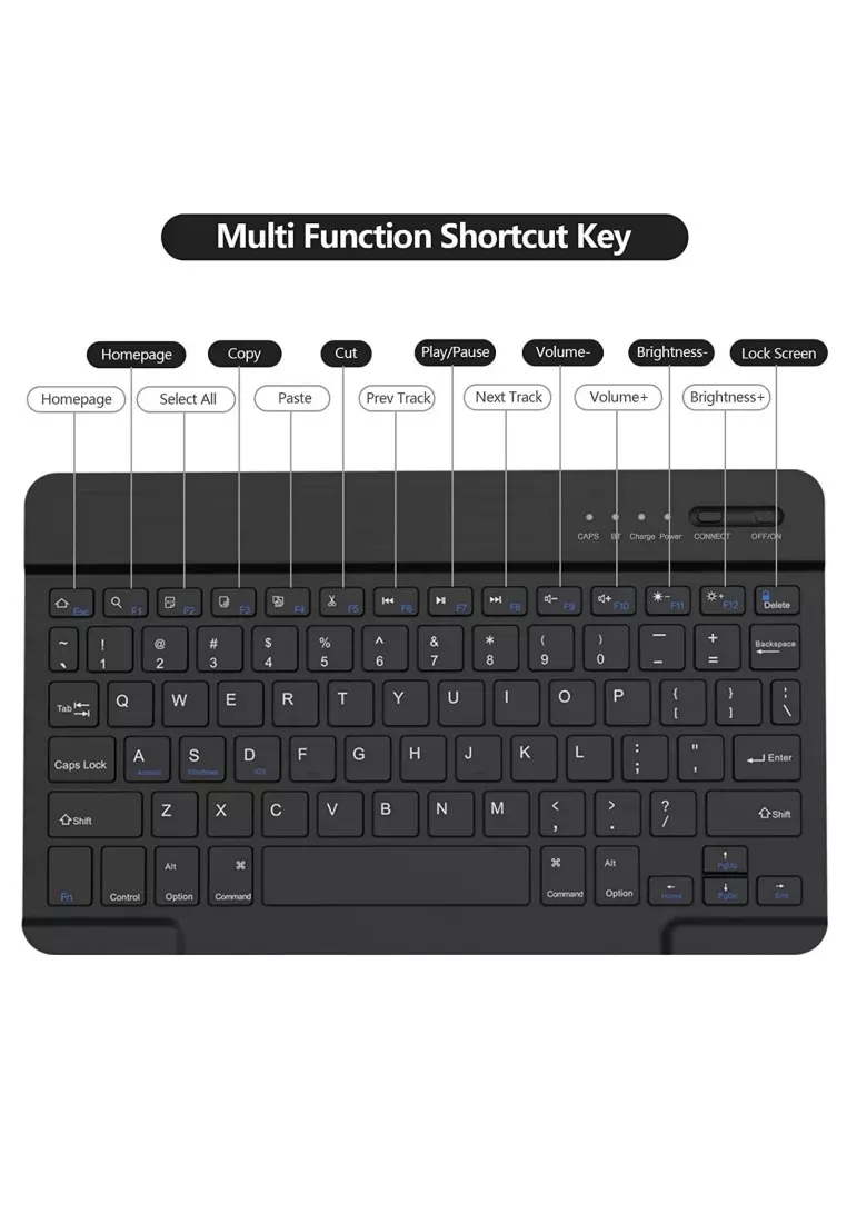 Buy MobileHub Samsung Tab S9 Fe (SM-X510 - SM-X516B) Bluetooth Keyboard ...