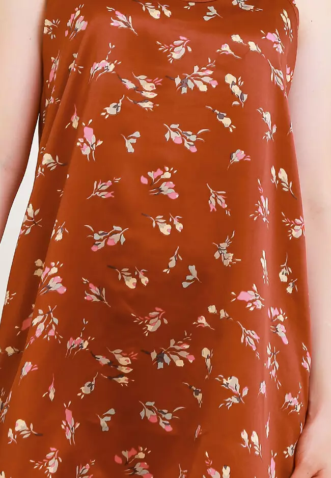 Jual Anne Wintours Kimono Satin Silk Set Daster Tanktop Original