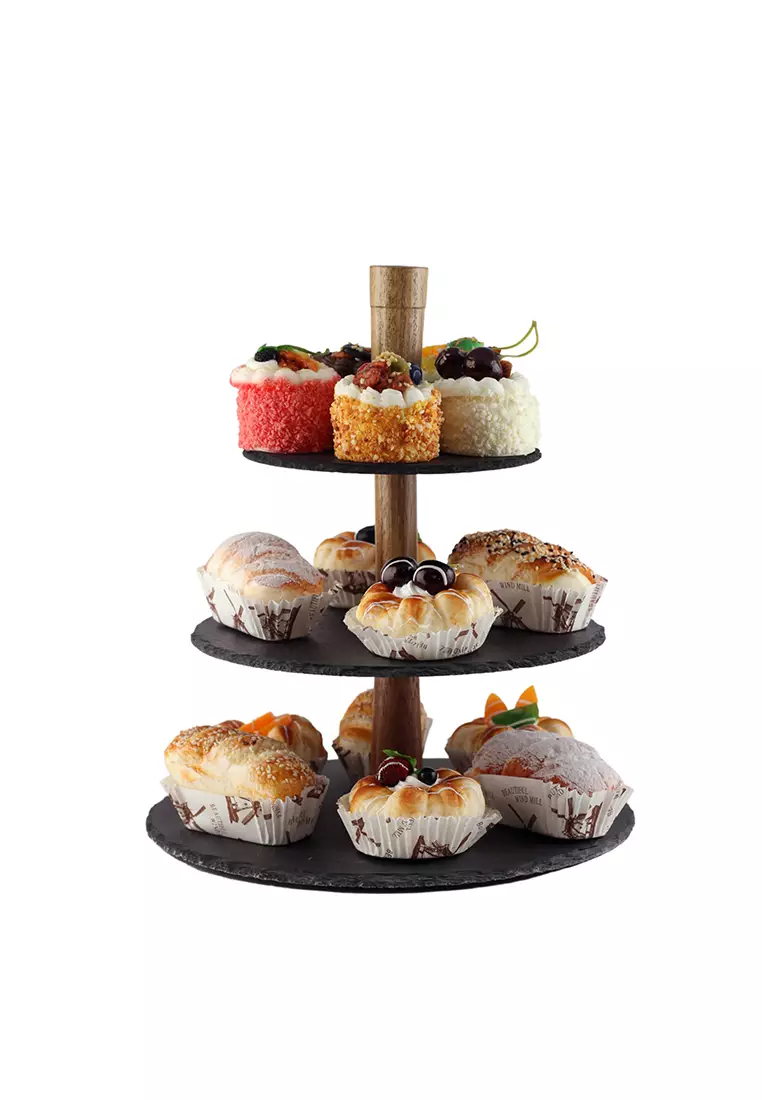 3 tier deals slate cake stand