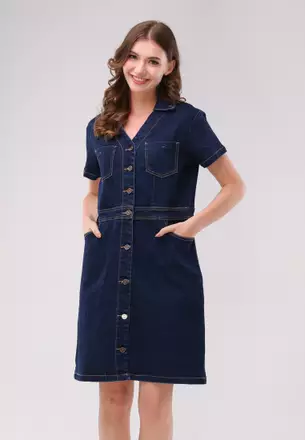 zalora denim dress Denim Dress | Women's Clothing