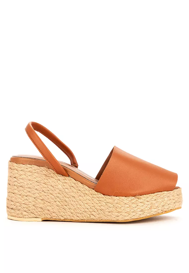 Sling Back Wedge Sandals