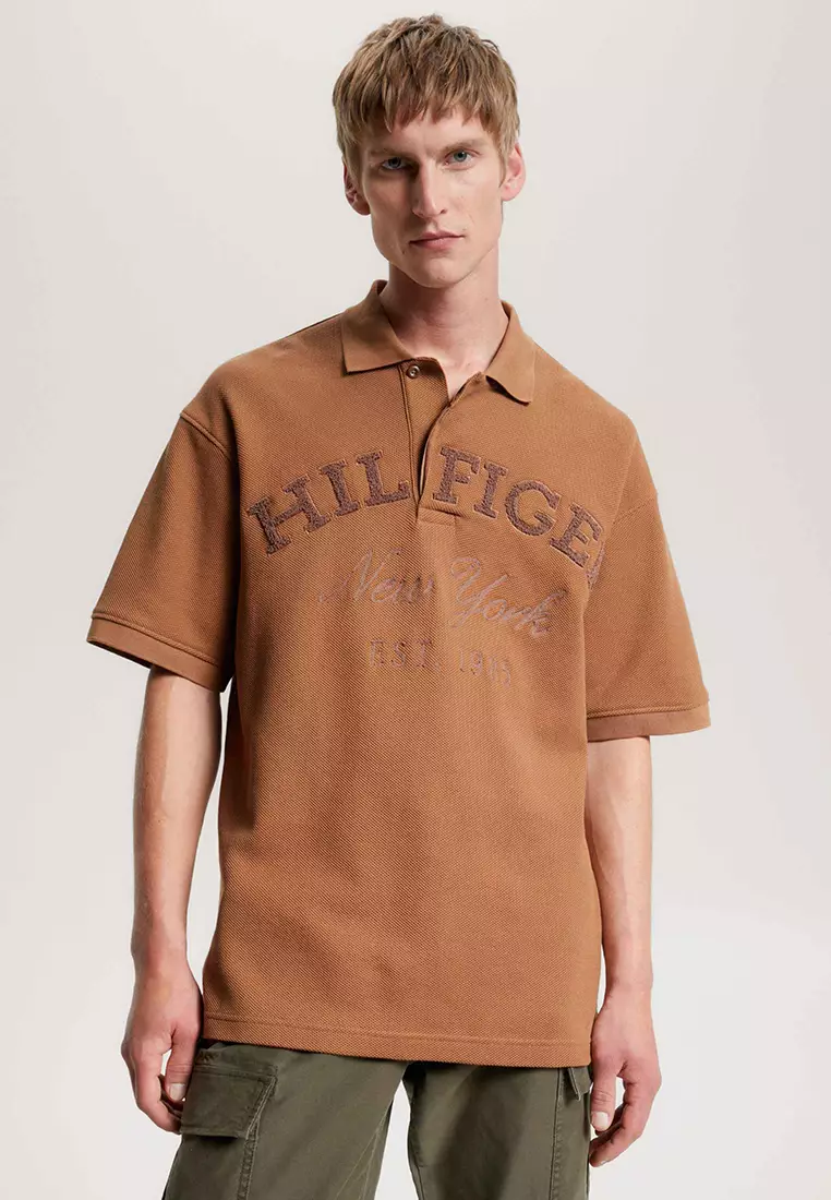 Buy Tommy Hilfiger Men's Monotype Archive Fit Polo 2025 Online | ZALORA ...