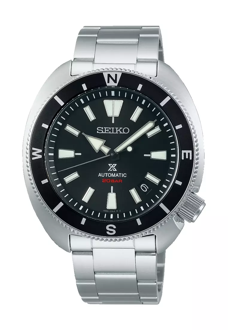 Seiko Seiko Prospex 'Tortoise' Land Edition Black Dial Stainless