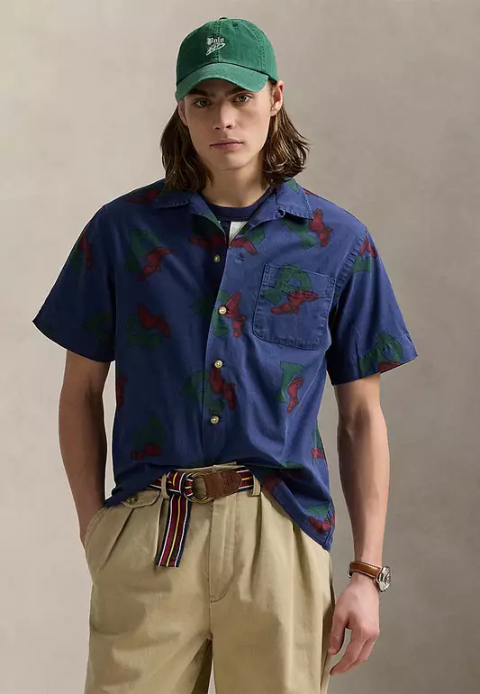 Classic Fit P-Wing Camp Shirt