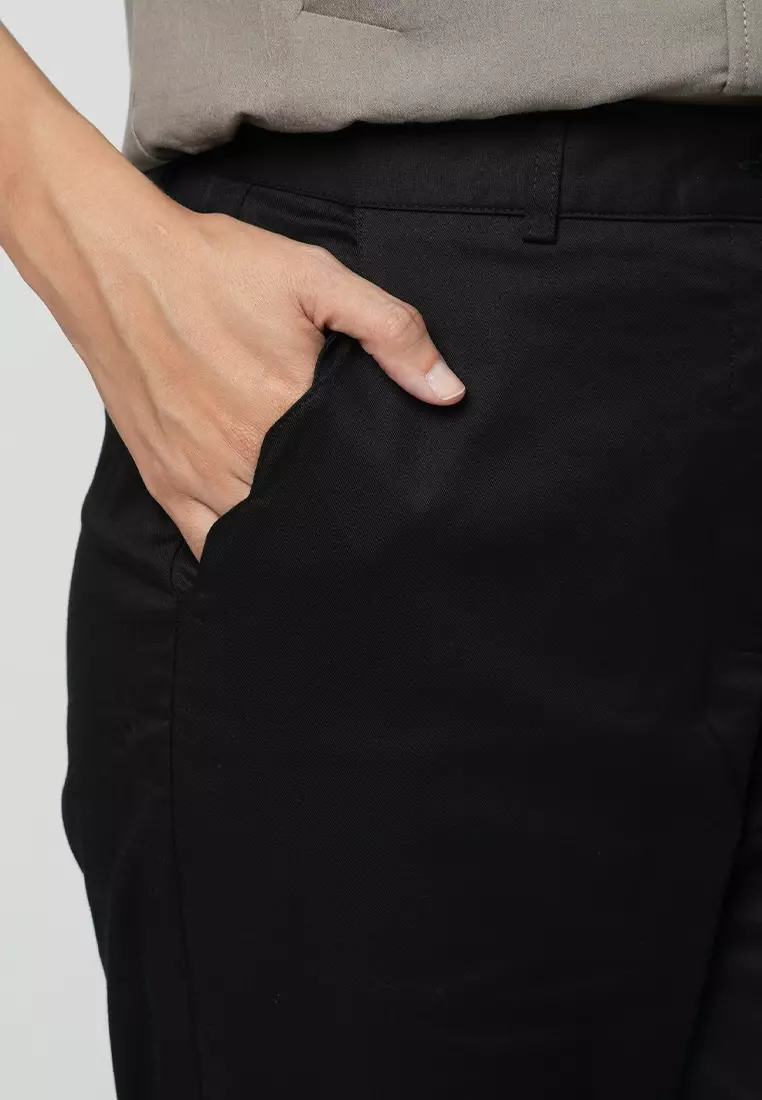Justice Relaxed Pants with Scallop Pockets