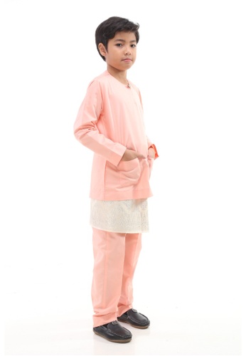 Buy Amar Amran Baju Melayu Moden Teluk Belanga For Kids Online On Zalora Singapore