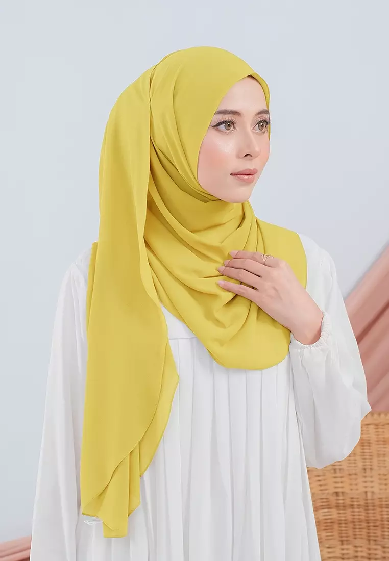 HIJAB INSTAN SABIYA - LIGHT MUSTARD