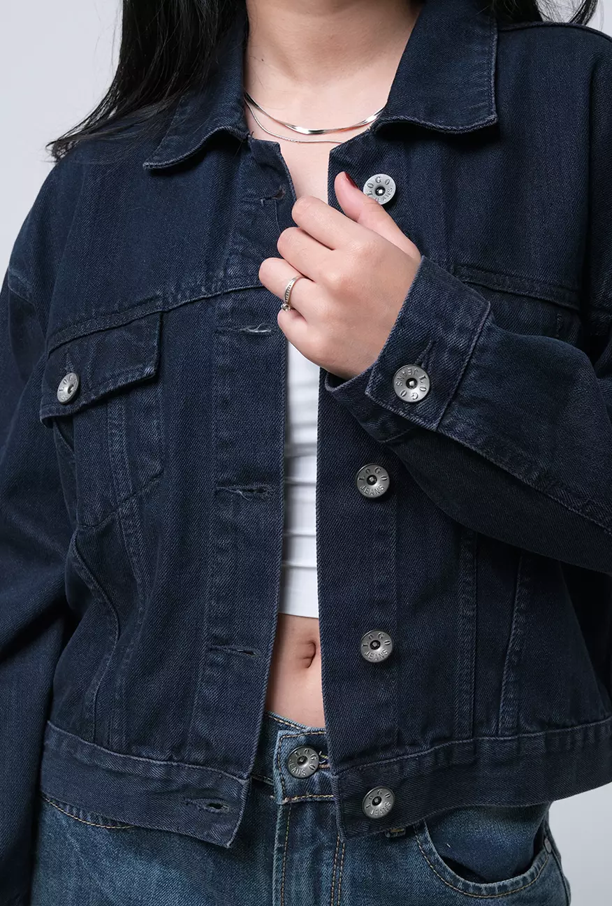 Jaket Wanita New Logo Od Blue