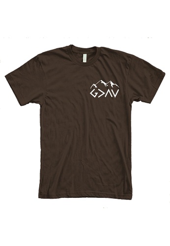 MRL Prints brown Pocket God Greater Than High And Low T-Shirt A0C09AA106E87CGS_1